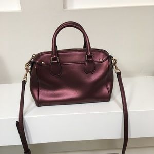 Maroon Coach Crossbody
